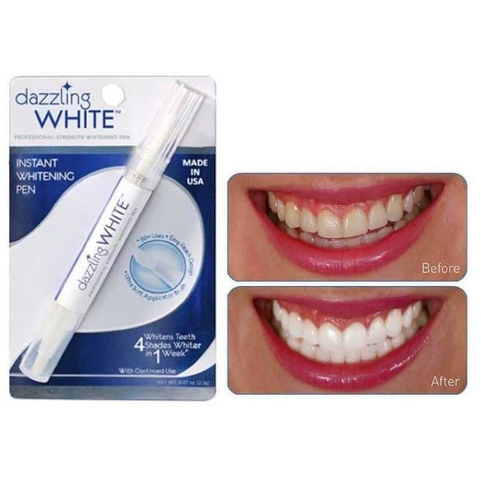 Pemutih gigi instan Dazzling whitening teeth whitening pen - pemutih gigi instan pembersih karang gi