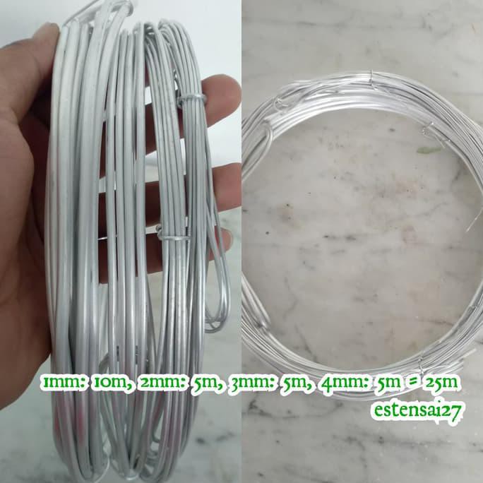 Kmw 9 Kawat Bonsai Eceran 1Mm: 10M, 2Mm: 5M, 3Mm: 5M, Dan 4Mm: 5M Juo5