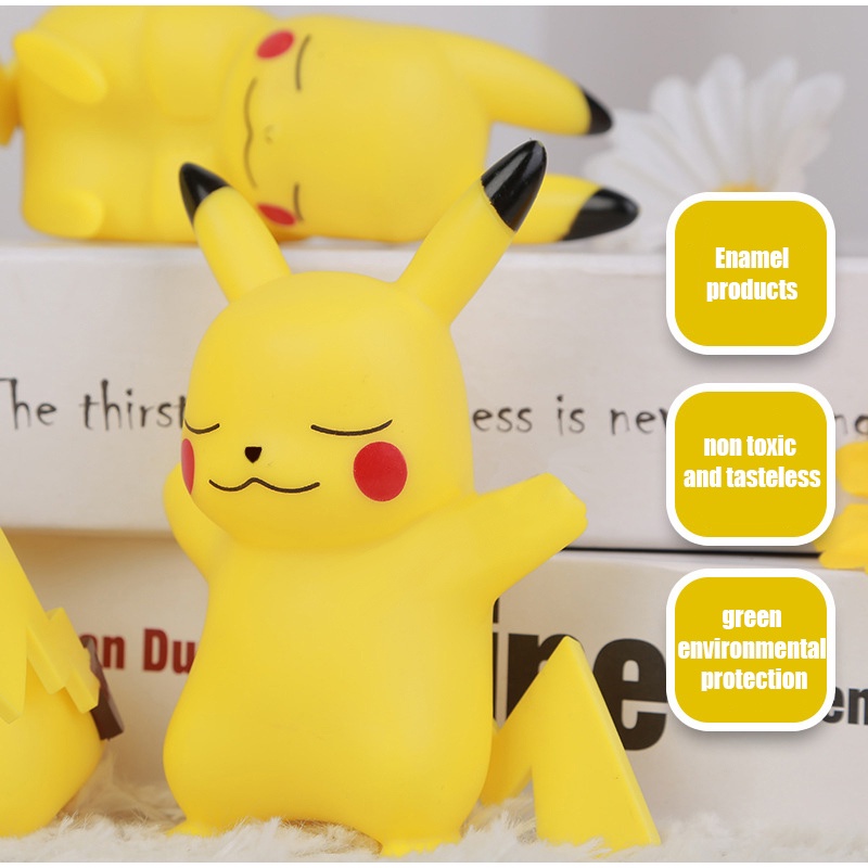 Lampu Tidur Bentuk Pokemon Pikachu Untuk Kamar Anak