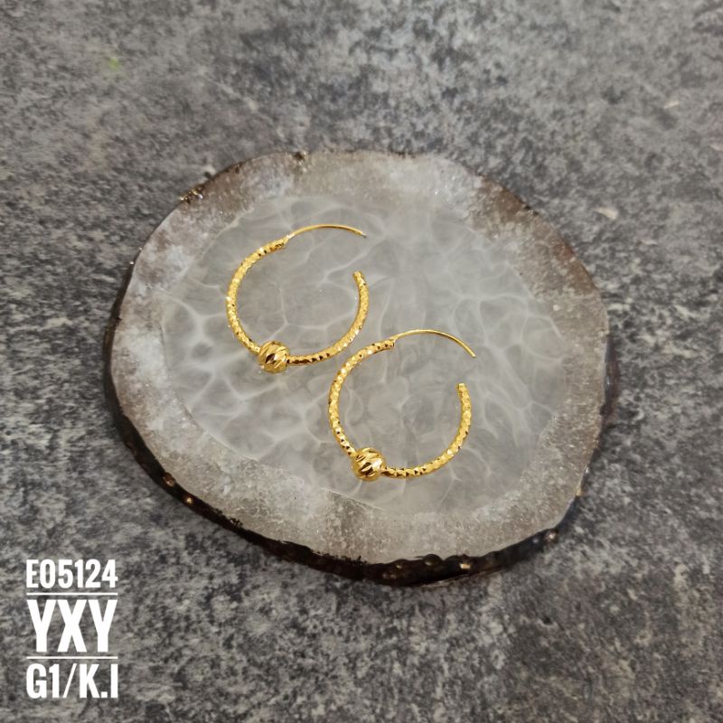 Anting Yaxiya Gipsy DM 2,3cm Warna 24k E05124