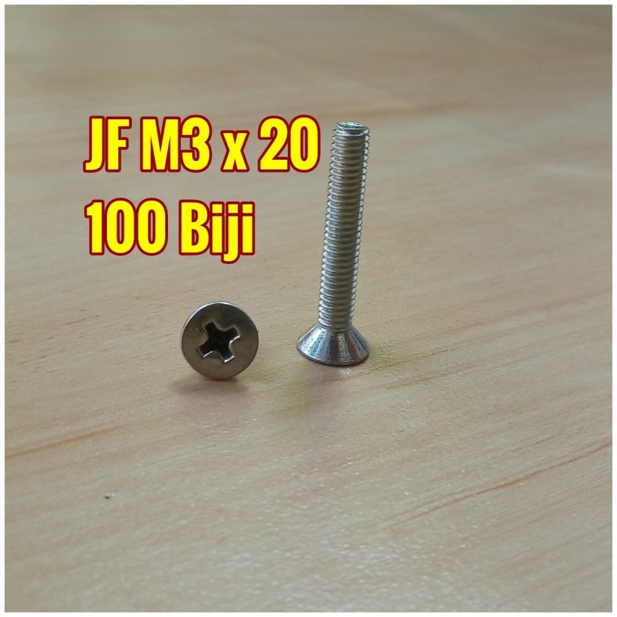 Baut JF M3 X 20