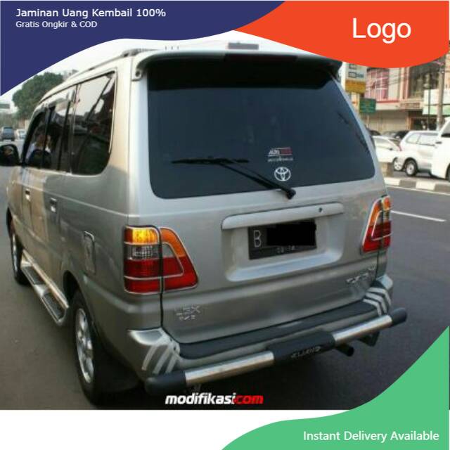 Pengaman belakang bumper belakang mobil kijang
