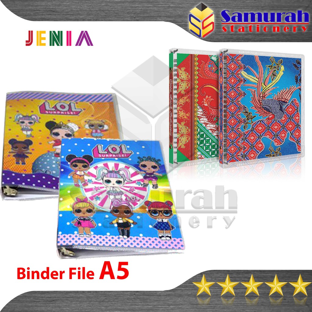 

Buku Binder File A5 Fancy / Batik / Campuss 20 Hole / Lubang
