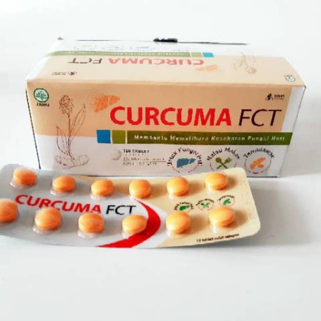 CURCUMA FCT 1 STRIP @12 Tablet/ suplemen penambah nafsu makan