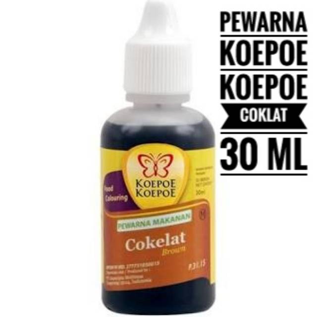 Pewarna Makanan Minuman Pudding Jajan Pasar Warna Coklat Cokelat 30 ml Chocolate