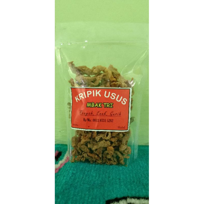 

Keripik Usus / Usus Kering / Kripik Usus Original 100 gram