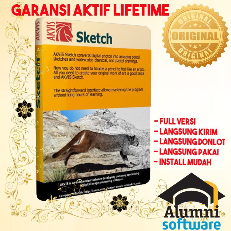 [FULL VERSION] Akvis Sketch 19 Art Design LIFETIME - GARANSI AKTIVASI