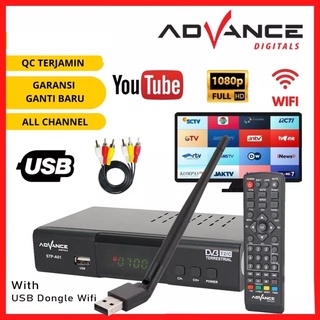 Jual Stb Advance STP-A01 Set Top Box TV Digital Receiver -STB free