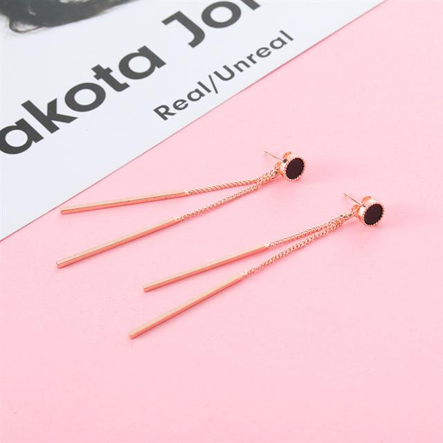 Wanita panjang rumbai bulat anting-anting Korea hipster manis Instafamous anting-anting, korea gaya