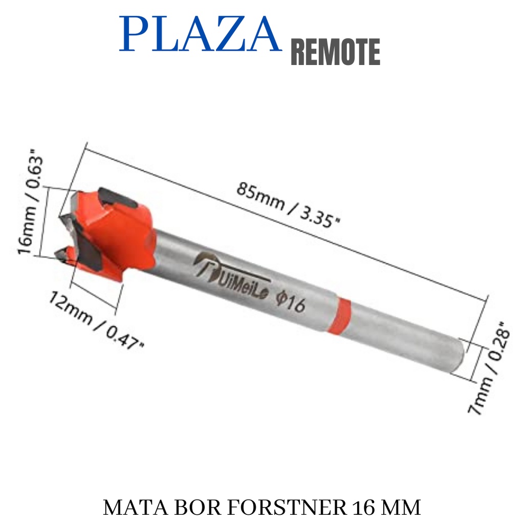 Forstner Bit MATA BOR Pelubang KAYU Engsel SENDOK drill bit 16 MM