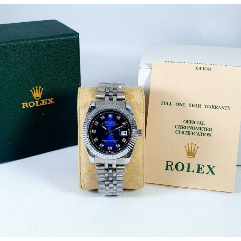 TRENDING TERVIRAL ( COD ) Jam Tangan Pria Datejust  Stainless Steel Free Kartu Garansi Baterai &amp; Box