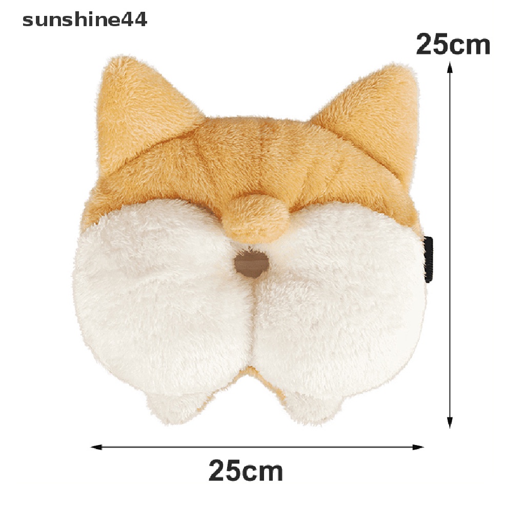 Sunshine Kotak Tisu Kreatif Bentuk Pantat Anjing Corgi Lucu Bahan Lembut