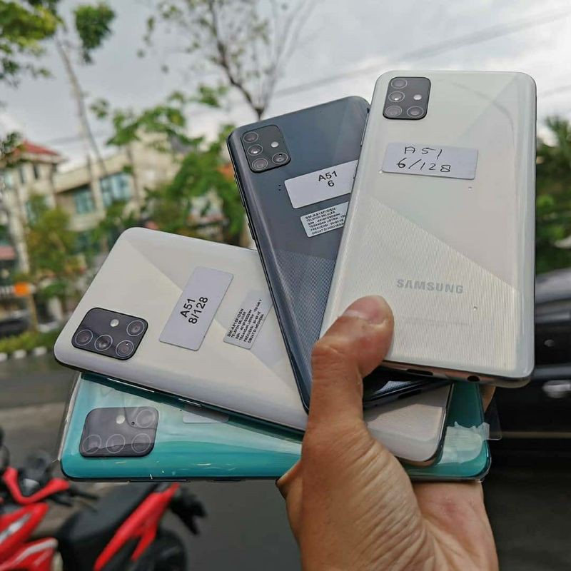 SAMSUNG GALAXY A51 DUAL Ram 8GB internal 128GB SECOND GARANSI RESMI SEIN