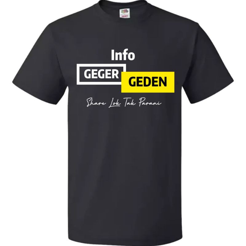 kaos desain " info geger geden"