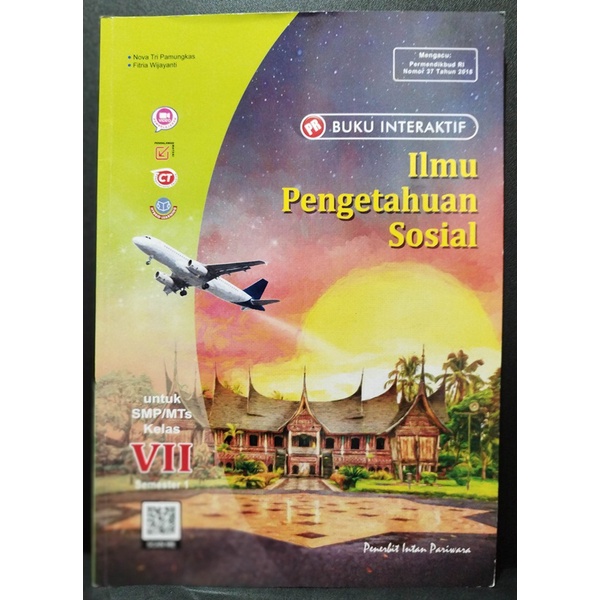 Buku PR Interaktif Intan Pariwara IPS Ilmu Pengetahuan Sosial SMP Kelas 7 semester 1