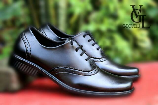 Sepatu pantofel pria kantor vantovel kerja fantofel formal vantofel kulit asli sol karen tidak licin