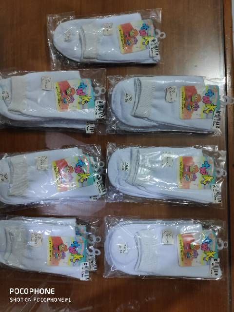 KAOS KAKI PUTIH UKURAN SEMATA KAKI DEWASA TW KWALITAS BAGUS, MURAH, NYAMAN DI PAKAI