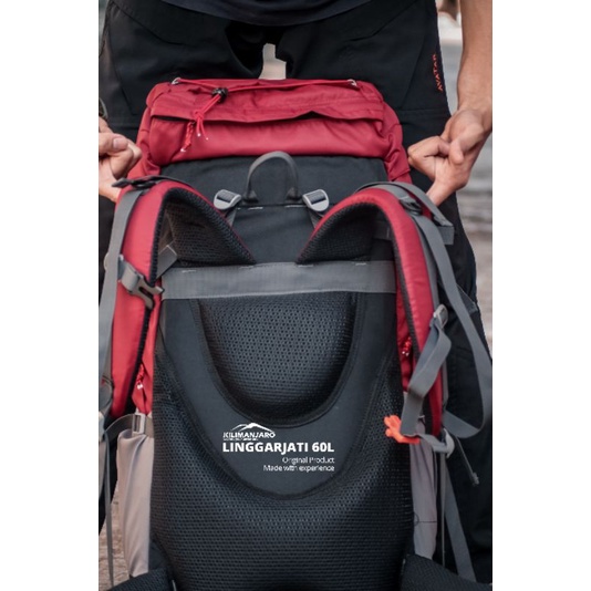 Tas Gunung Kilimanjaro Linggarjati 60L Free Raincover - Carrier Kilimanjaro Linggarjati 60 L - Keril Kilimanjaro