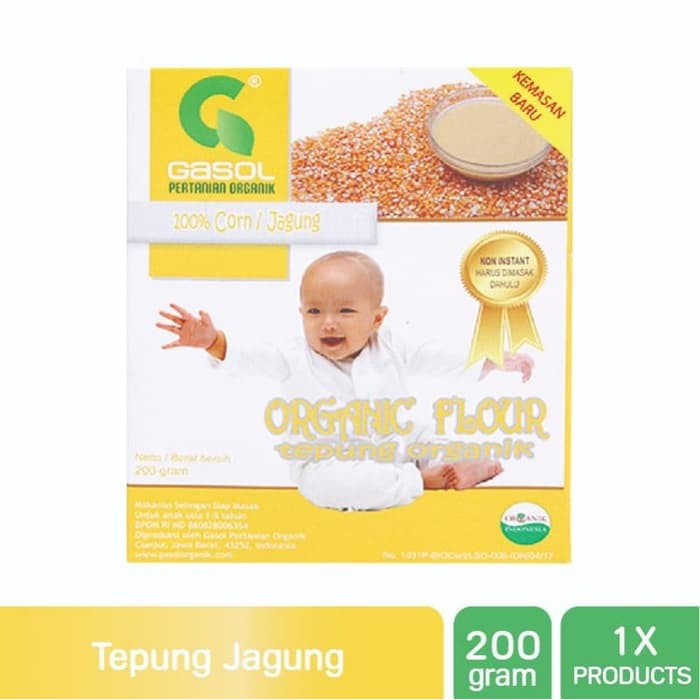 Gasol Tepung Organik 200gr / Makanan MPASI