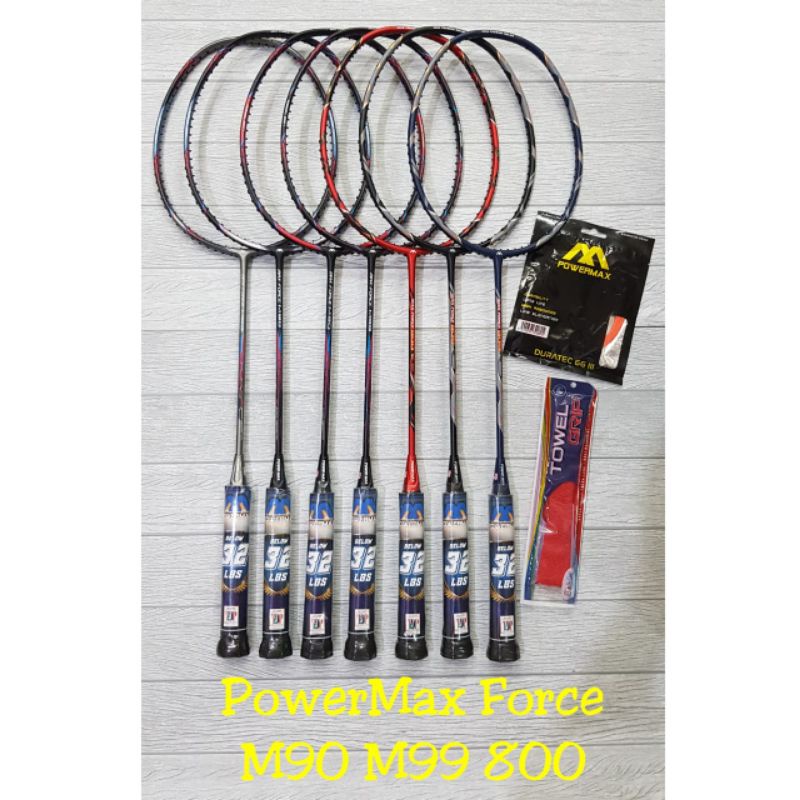 Raket Badminton Powermax Force M90 M99 800 Original