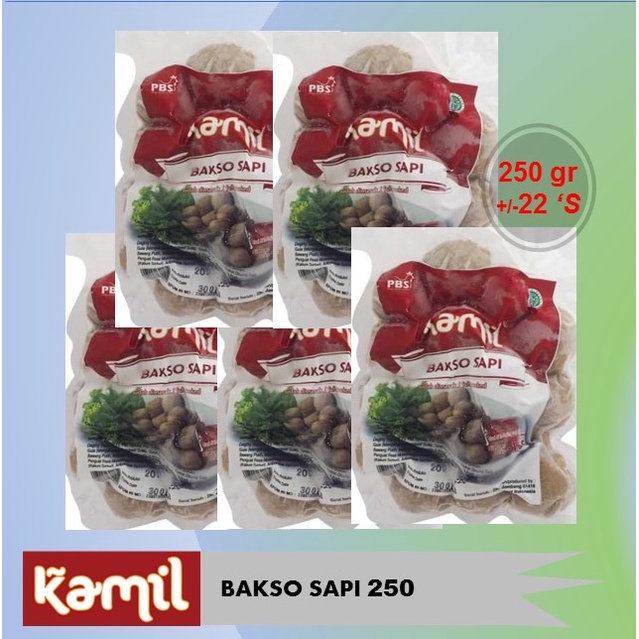 

KAMIL Bakso Sapi 250gr