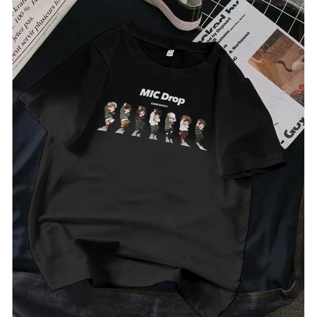 Pretty Savage- Kaos Oversize Bangtan Mic drop Cartoon