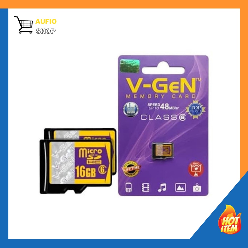 MEMORY CARD VGEN 4GB CLASS 6 ORIGINAL