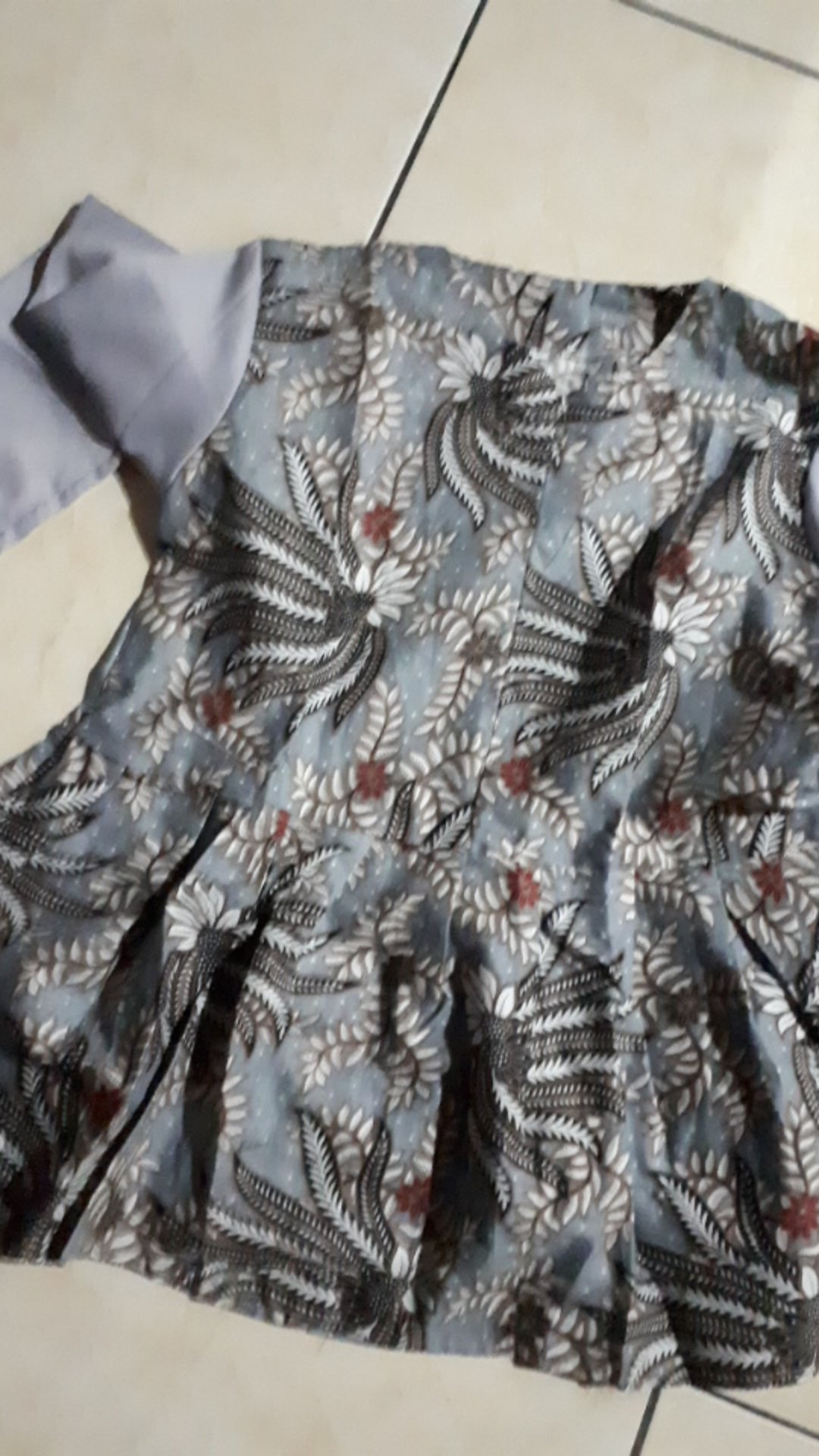 Bajju Batik Wanita Atasan Kerja Kantor Formal  Terbaru 2021 Lengan Panjang Blouse Blus