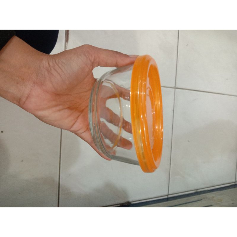 MANGKOK KACA TUTUP PLASTIK MANGKOK BEKAL