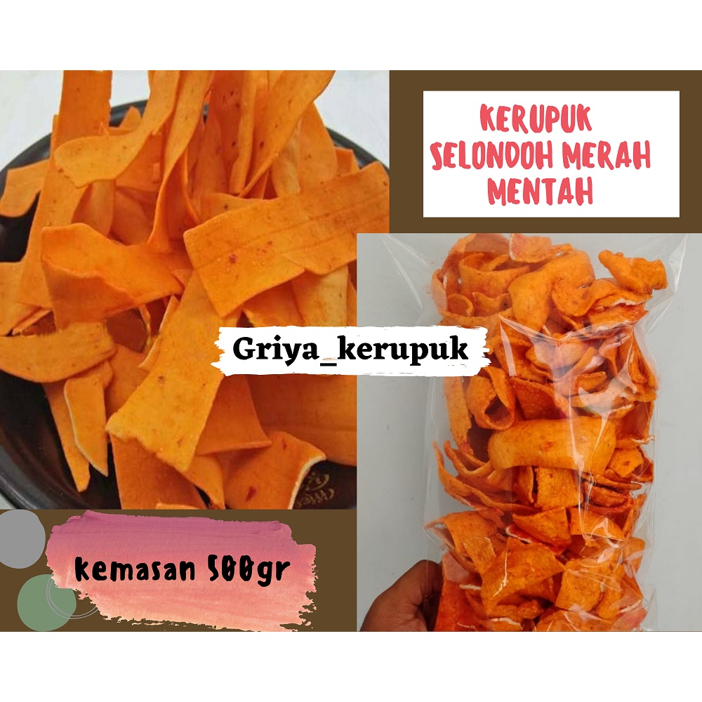 

selondoh merah mentah kemasan 250gr