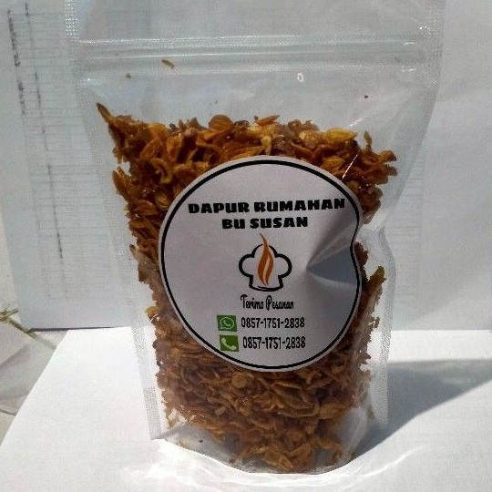 

Bawang Goreng Bu Susan kemasan plastik 200gram