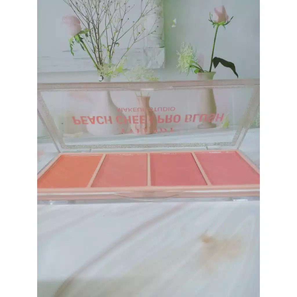 (CYBER) COD TERBARU ANYLADY PEACH CHEEK PRO BLUSH MAKEUP STUDIO