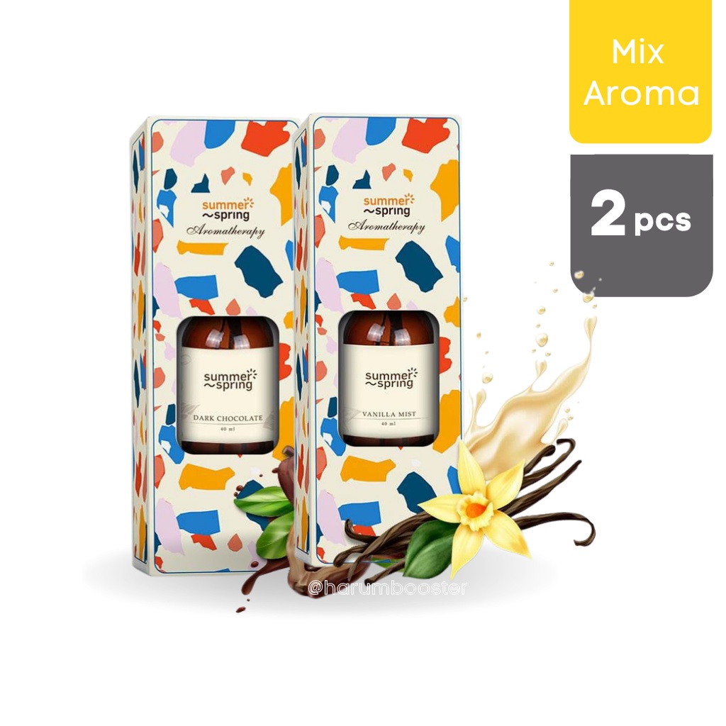 Reed Diffuser Aromatherapy Ruang Tamu Toilet Cafe Hotel Summer spring 40 ml-Mix 3