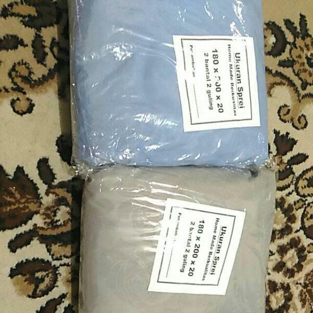 Sprei Homemade Murah Motif Polos Embos