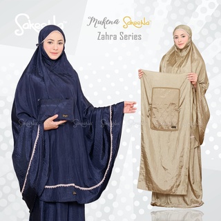 mukena zahra series sakeena travel parasut sajadah