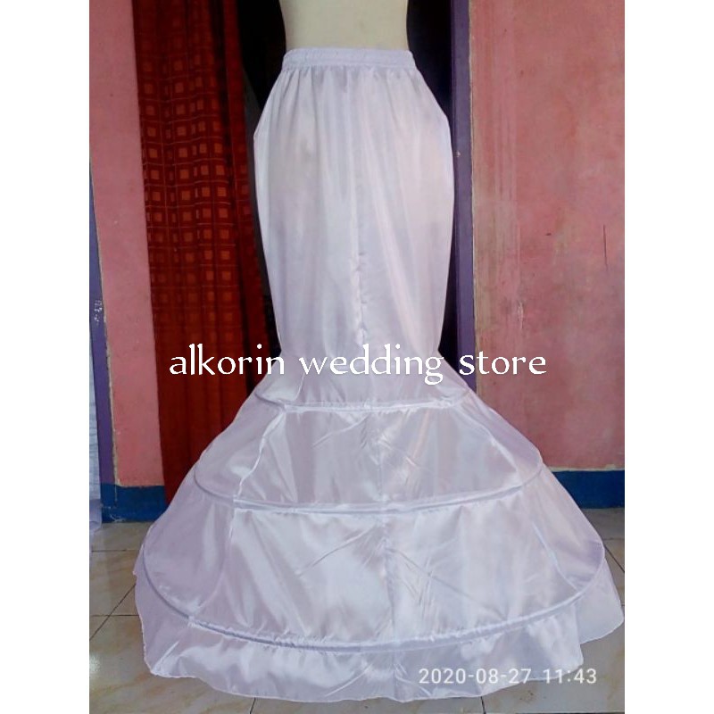 PERTICOAT PENGEMBANG GAUN PENGANTEN /PERTIKUT MERMAID GAUN PENGANTIN DUYUNG