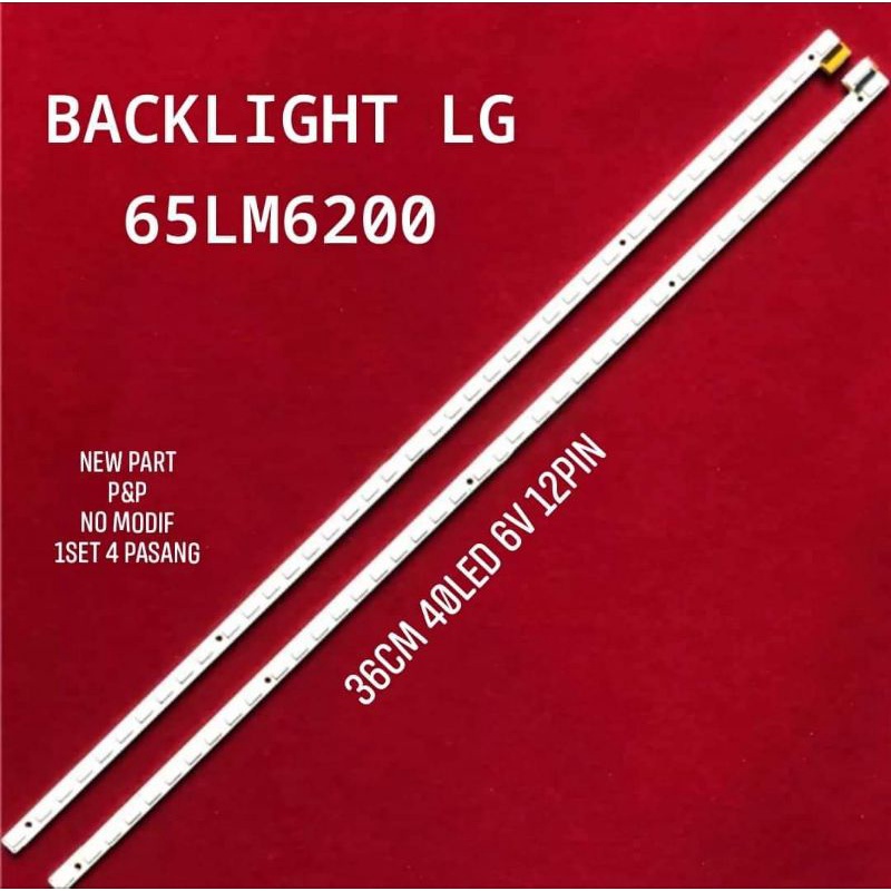 LAMPU LED BL BACKLIGHT LG TV 65LM6200