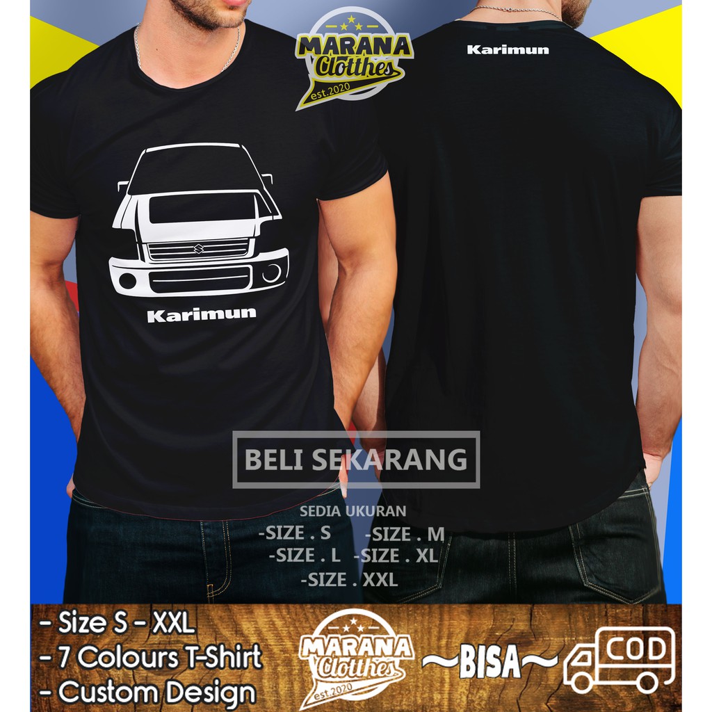 Kaos Mobil Suzuki Karimun Baju Otomotif