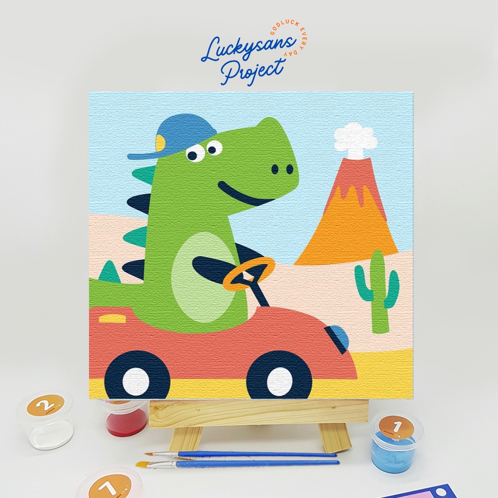 

DIY paint by number kids , mainan edukatif , kreatif , paint by number animal , alat bantu melukis anak