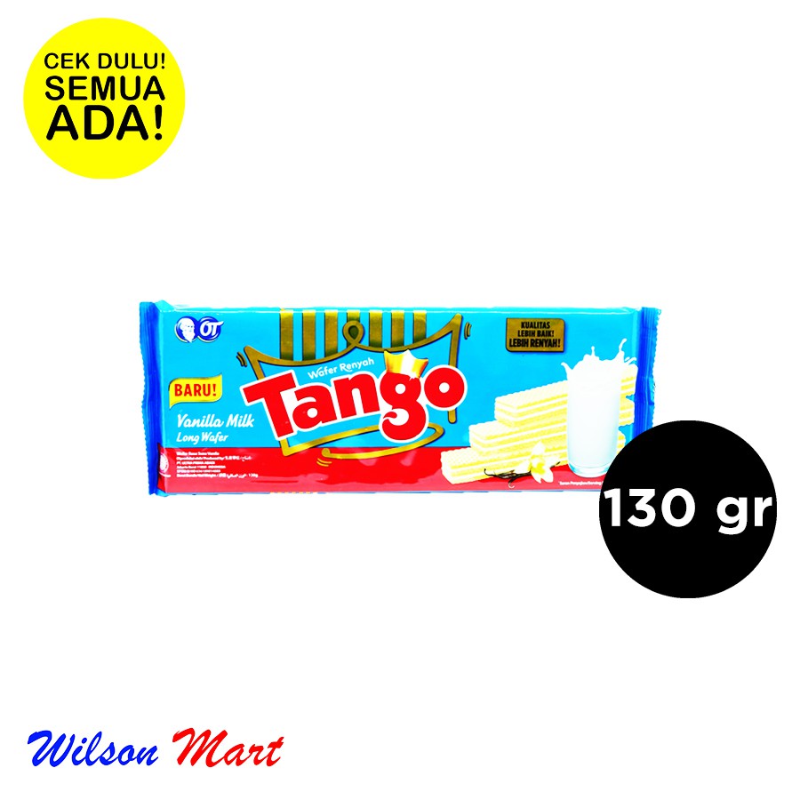 

TANGO WAFER LONG VANILLA MILK 130 GRAM