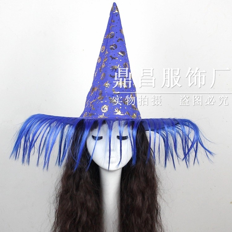 Topi Halloween Rumbai Murah Cosplay Hantu Nenek Sihir Topi Haloween