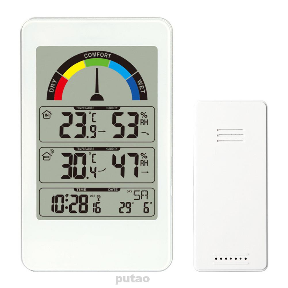 Office Weather Station Outdoor Indoor Wall Hanging Alarm Clock Home Thermometer Shopee Indonesia Office Weather Station Outdoor Indoor Wall Hanging Alarm Clock Home Thermometer Shopee Indonesia