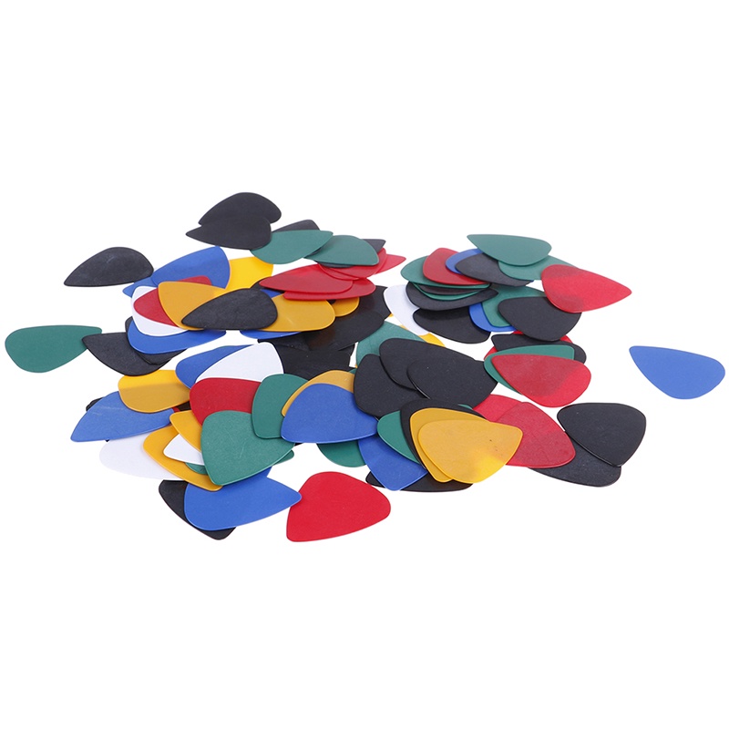 100 Pcs Pick Celluloid Untuk Gitar Akustik Elektrik