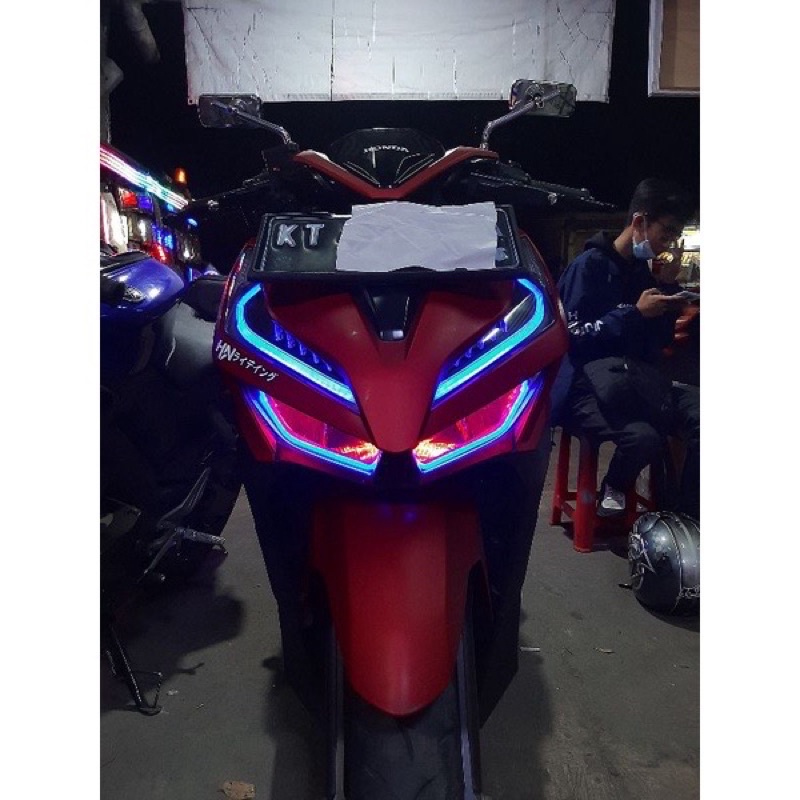 Lampu LED DRL Alis 30CM Tempel Flexible 30 CM Mobil Motor Sein Running Welcome Alis running slim