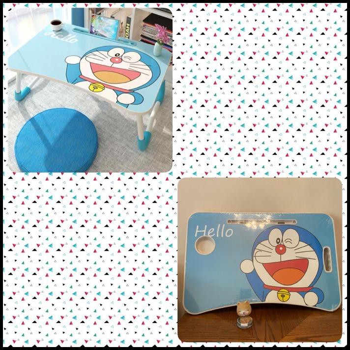 Terlaris Meja Lipat / Meja Belajar/ Meja Laptop / Meja Komputer Doraemon - Non Packing