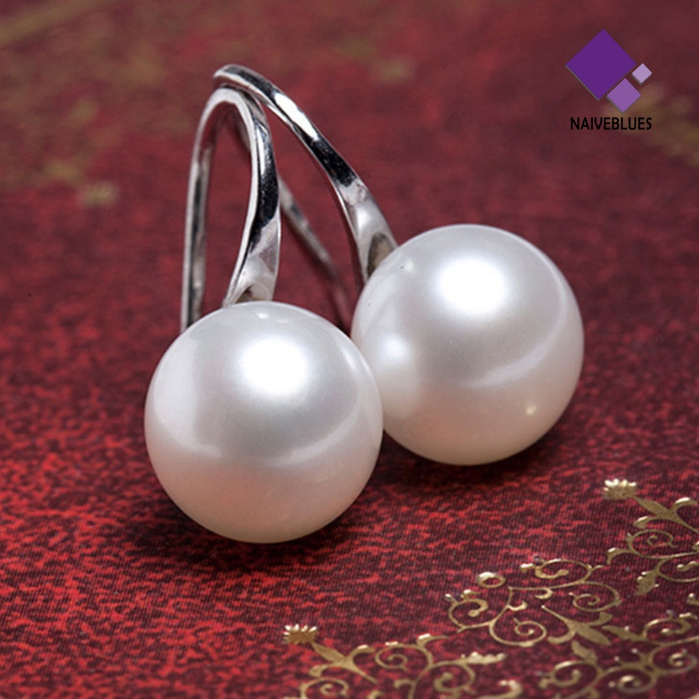 Anting Kait Mutiara Tiruan Mini Untuk Wanita