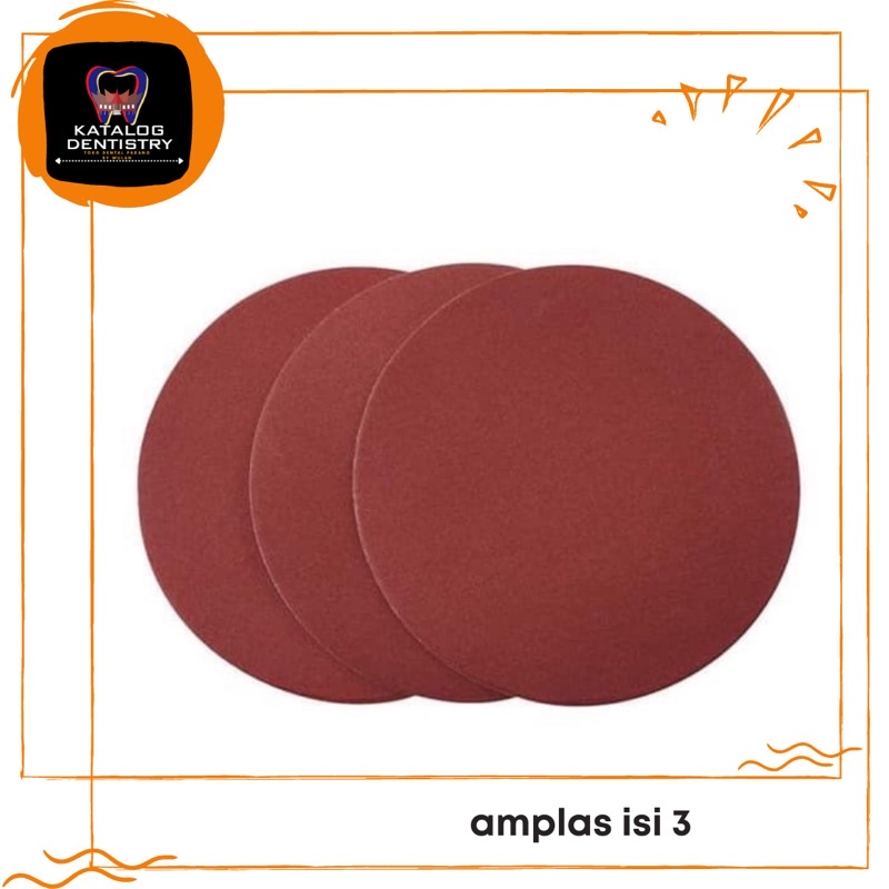 amplas dental polishing aklirik dan porcelain/ katalog dentistryamplas untuk gigi tiruan atau gigi p