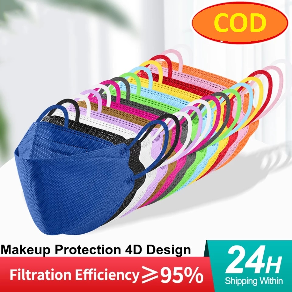 MASKER KF94 ISI 10PCS 4ply MEDIS KF 94 10 PCS KOREA EVO WARNA WARNI LILAC HITAM PUTIH COKLAT KUNING MERAH ABU BIRU HIJAU ORANGE PINK UNGU NAVY MAROON MATCHA NUDE ARMY NUDE GOLD PASTEL KN95 KN 95