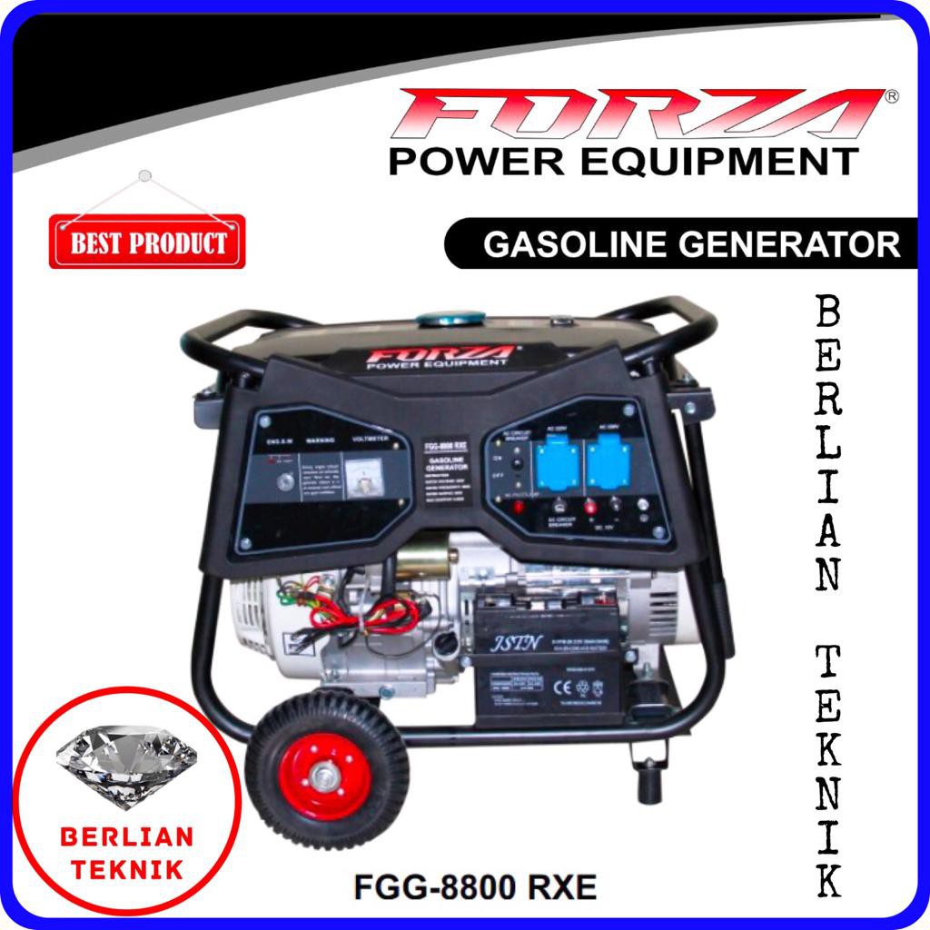 Gasoline Generator Mesin Genset Bensin Forza 8800 / 5500 Watt Starter