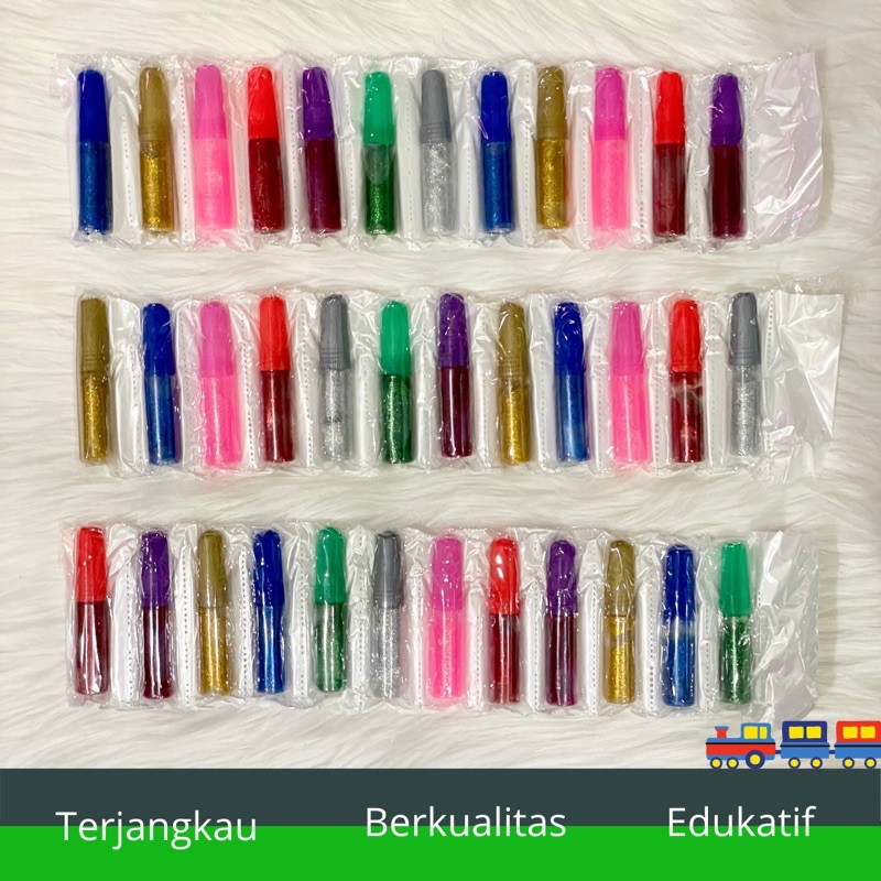 

Glitter Metalic / Mainan Glitter / Alat Hias / Peralatan ATK @12pcs - Terjangkau dan berkualitas